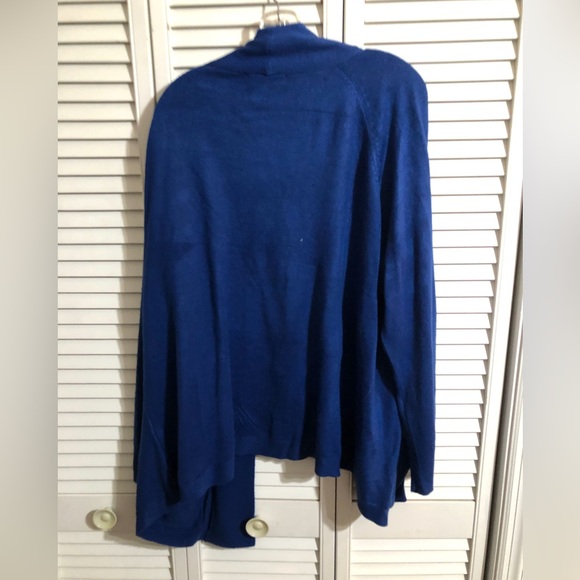 Cobalt blue cardigan sweater - Picture 4 of 6